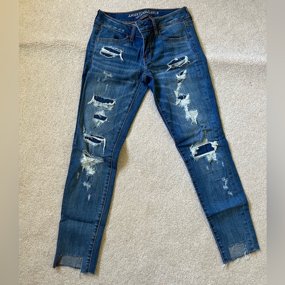 American Eagle Jeans - Super Low Rise Jegging - Picture 1 of 3